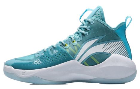 Li-Ning Combat High 'White Blue Green' ABAR059-2 sold by KicksCrew