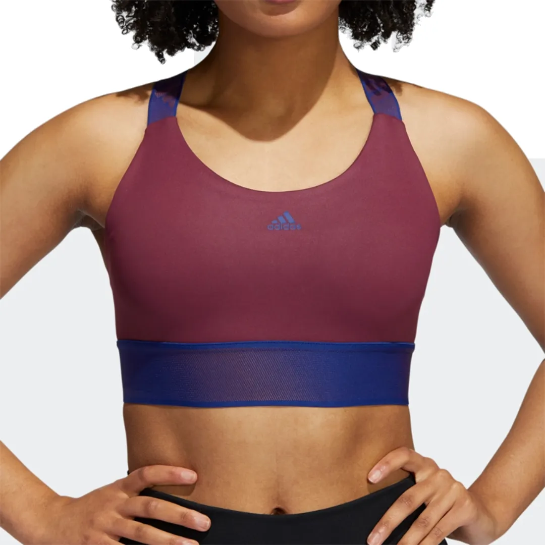 (WMNS) adidas Believe This Medium-Support Workout Bra 'Copper Blue' GR8080 sold by KicksCrew product image thumbnail 2