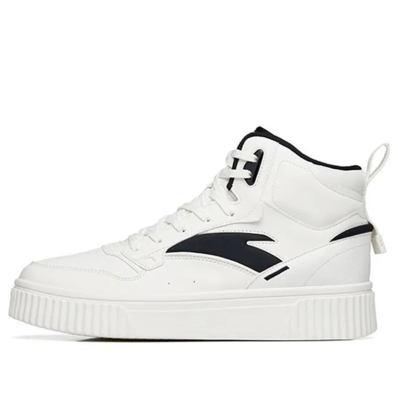 ANTA Skateboarding Series Sneakers High 'White Black' 912248015-1 sold by KicksCrew