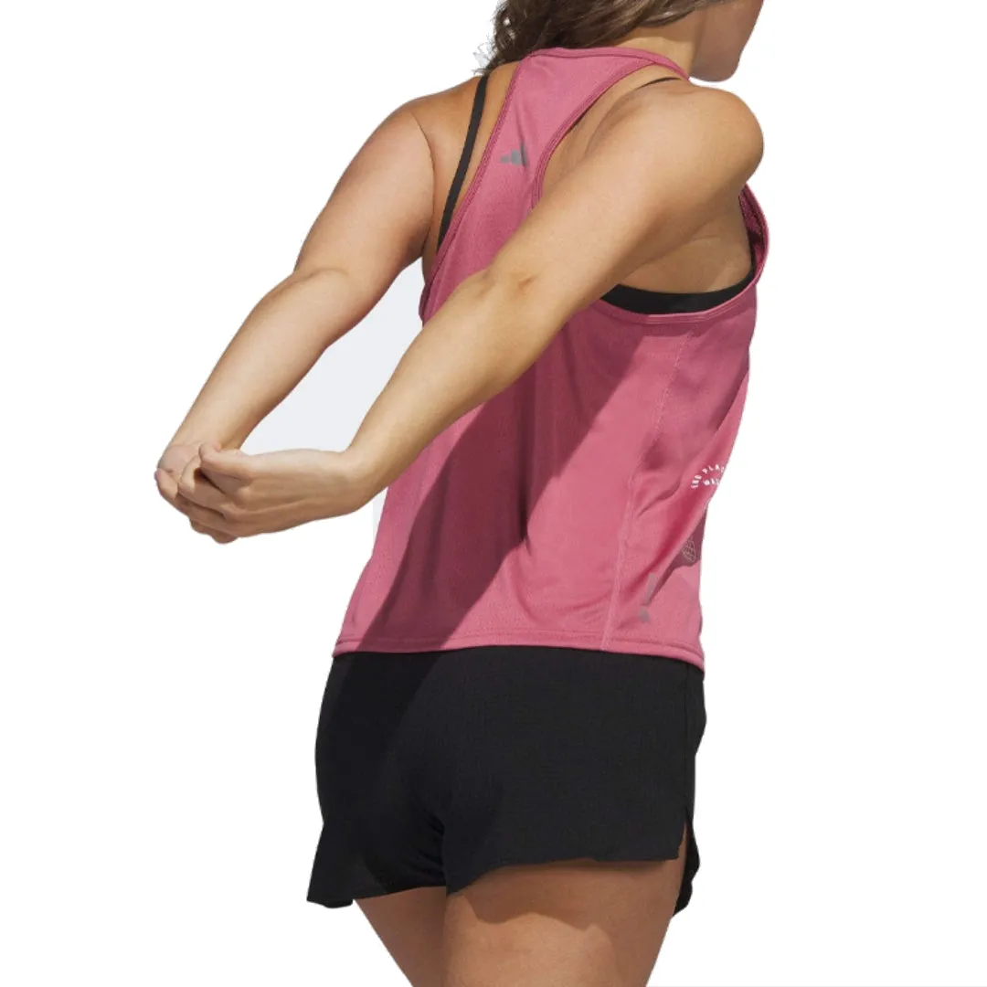 (WMNS) adidas Run for the Oceans Tank Top Asia Sizing 'Red' HZ6006 sold by KicksCrew product image thumbnail 2