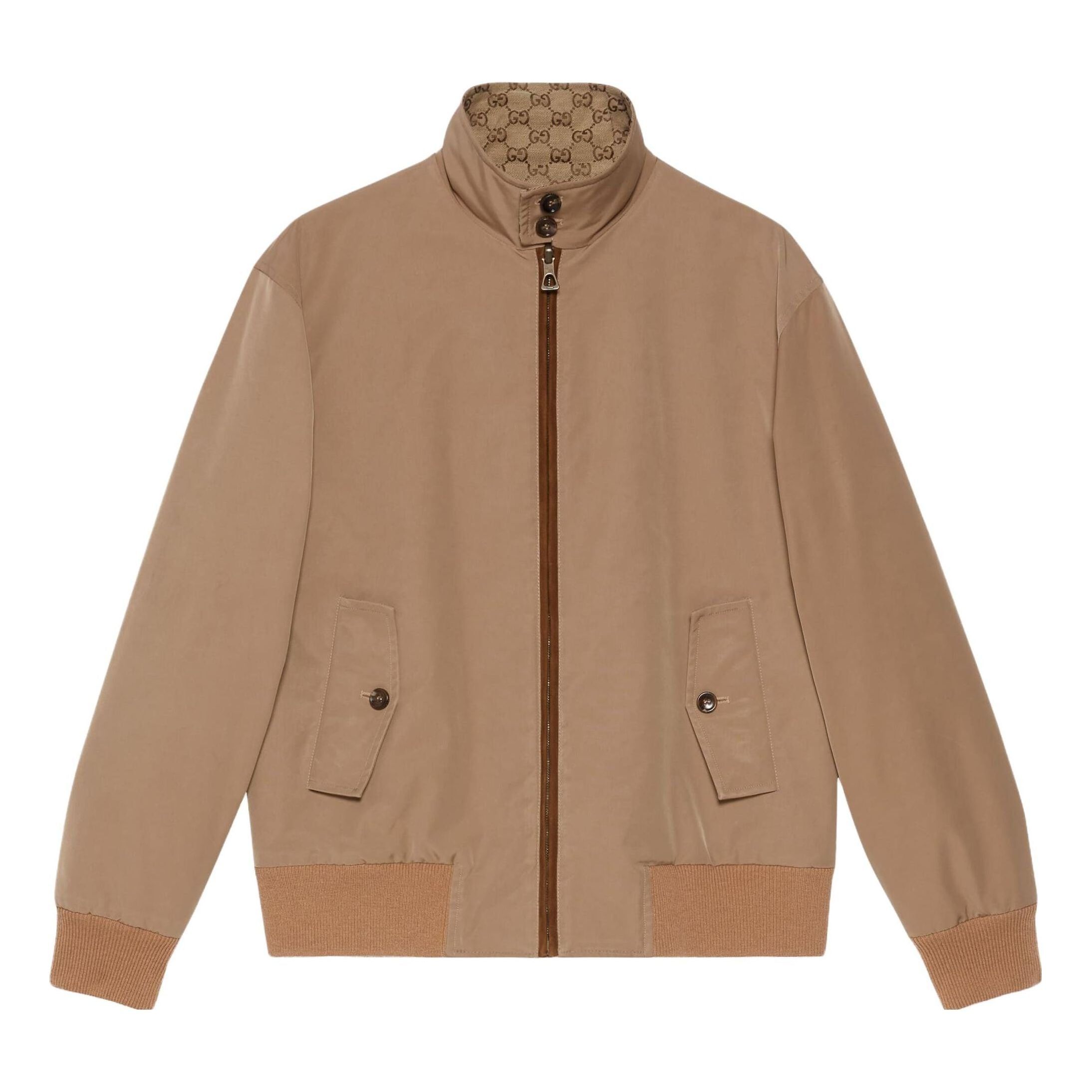Gucci GG Canvas Reversible Jacket 'Beige Ebony' 717009-Z8A57-9118 sold by KicksCrew