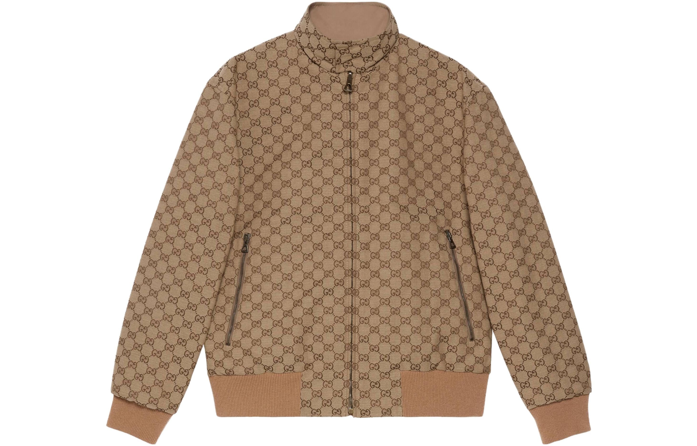 Gucci GG Canvas Reversible Jacket 'Beige Ebony' 717009-Z8A57-9118 sold by KicksCrew product image thumbnail 2