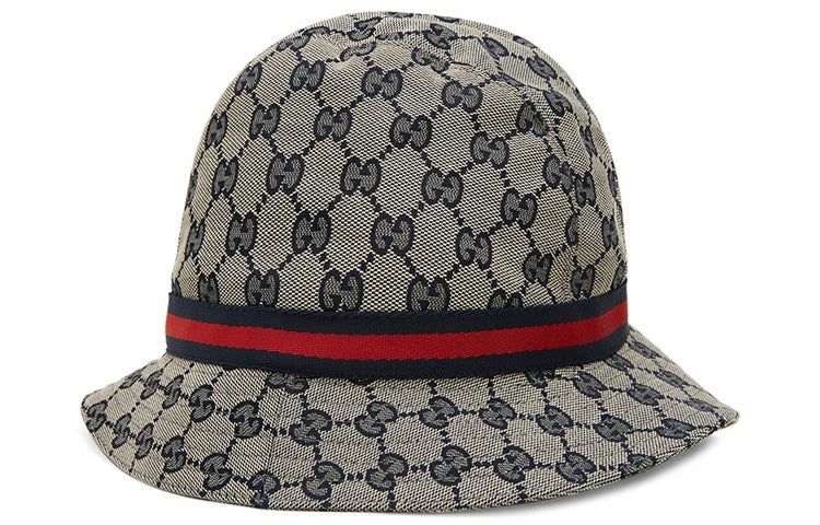 (PS) Gucci GG Canvas Fedora With Web 'Beige Blue' 411790-4HD09-2168 sold by KicksCrew product image thumbnail 3