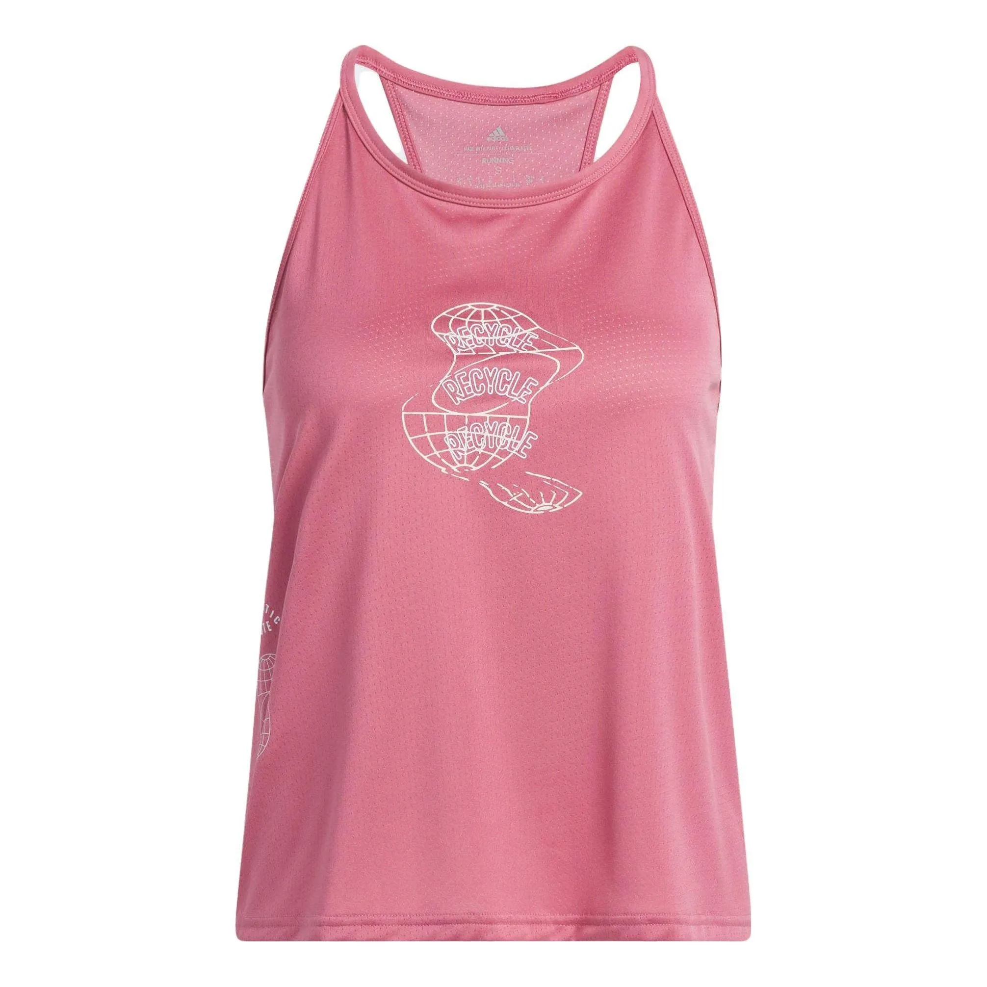 (WMNS) adidas Run for the Oceans Tank Top Asia Sizing 'Red' HZ6006 sold by KicksCrew