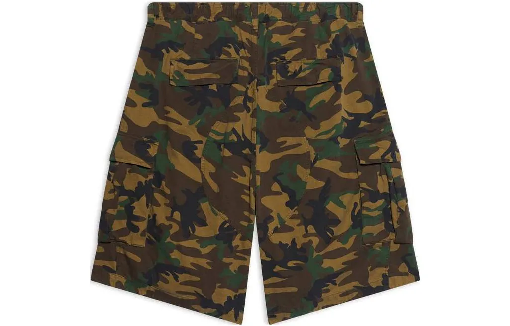 Balenciaga Camouflage Cargo Kick Shorts 'Green' 681257TKL142840 sold by KicksCrew product image thumbnail 2
