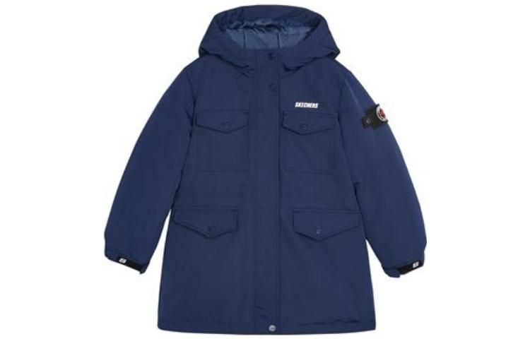 (GS) Skechers Logo Printed Long Down Jacket 'Multi-Color' L421G116 sold by KicksCrew product image thumbnail 5
