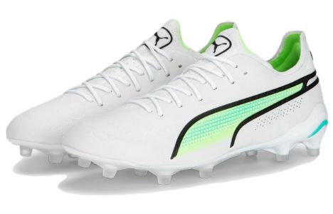 PUMA King Ultimate FG AG 'White Electric Peppermint' 107097-03 sold by KicksCrew