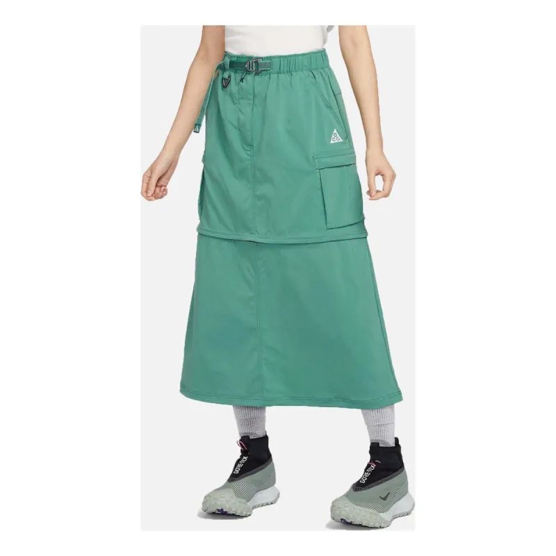 (WMNS) Nike ACG Zip Off Smith Summit Skirt (Asia Sizing) 'Green' FN1970-361 sold by KicksCrew