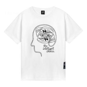 New Balance Athletics Delorenzo Shoe Feminina Tee 'White Black' AMT11519-WT sold by KicksCrew