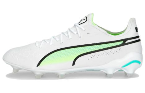 PUMA King Ultimate FG AG 'White Electric Peppermint' 107097-03 sold by KicksCrew
