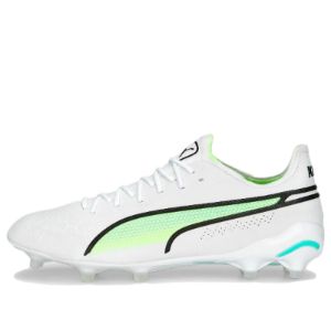 PUMA King Ultimate FG AG 'White Electric Peppermint' 107097-03 sold by KicksCrew
