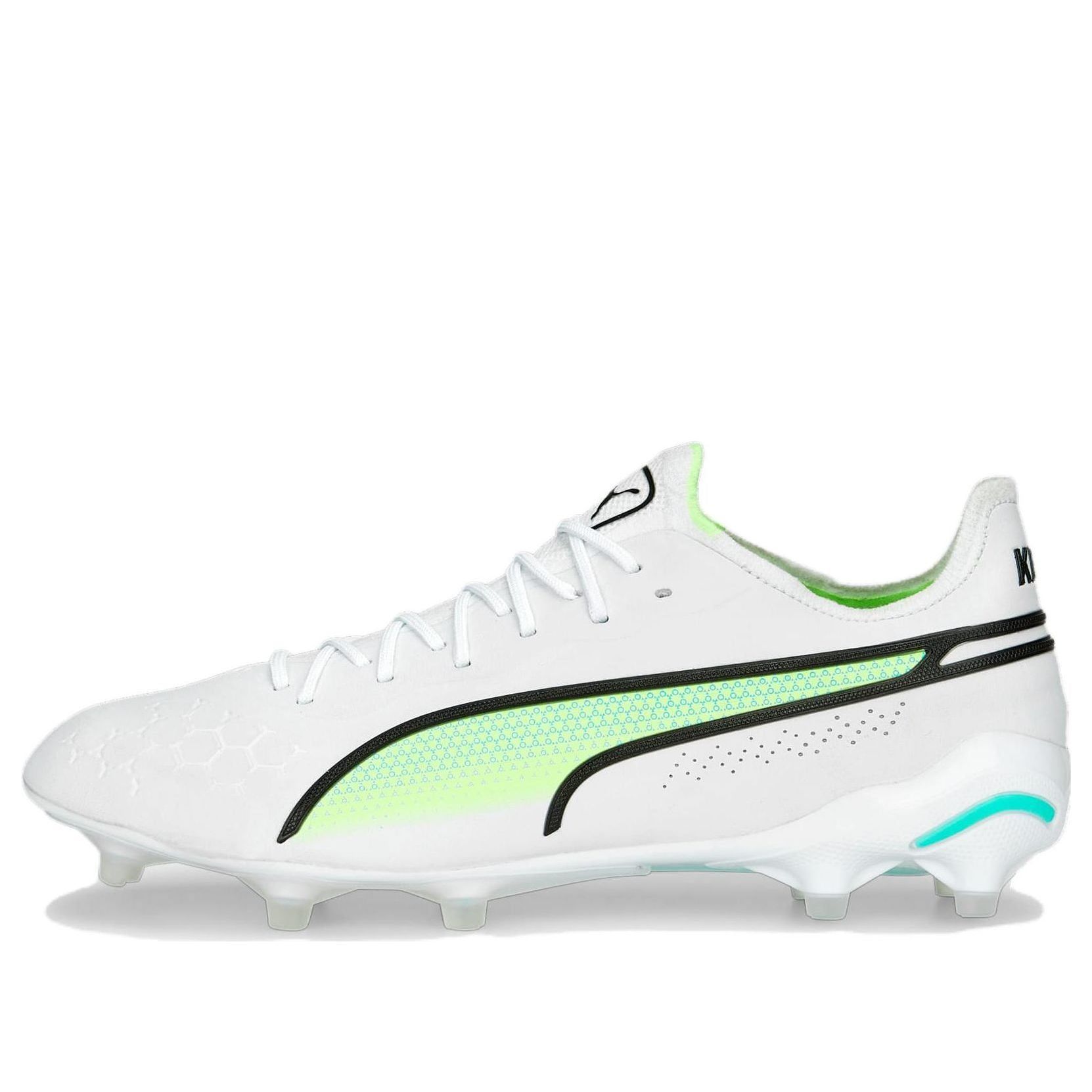PUMA King Ultimate FG AG 'White Electric Peppermint' 107097-03 sold by KicksCrew