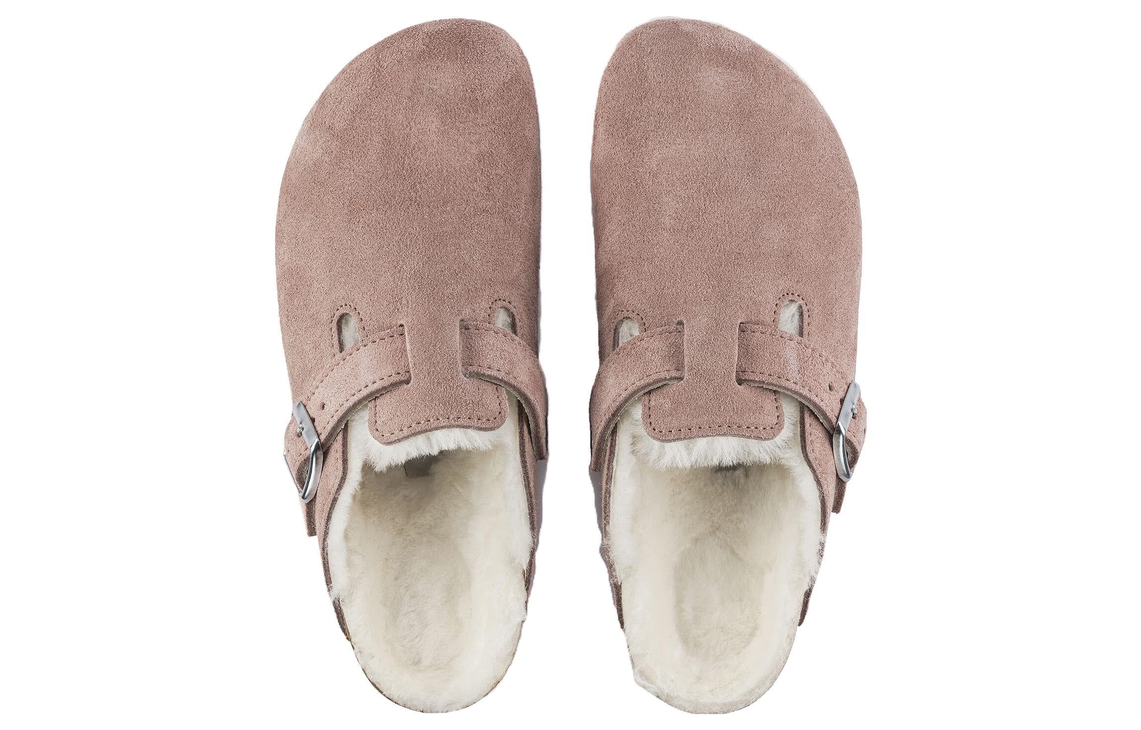 (WMNS) Birkenstock Boston Shearling Suede Leather Coated Narrow Fit 'Pink Clay' 1023292 sold by KicksCrew product image thumbnail 4