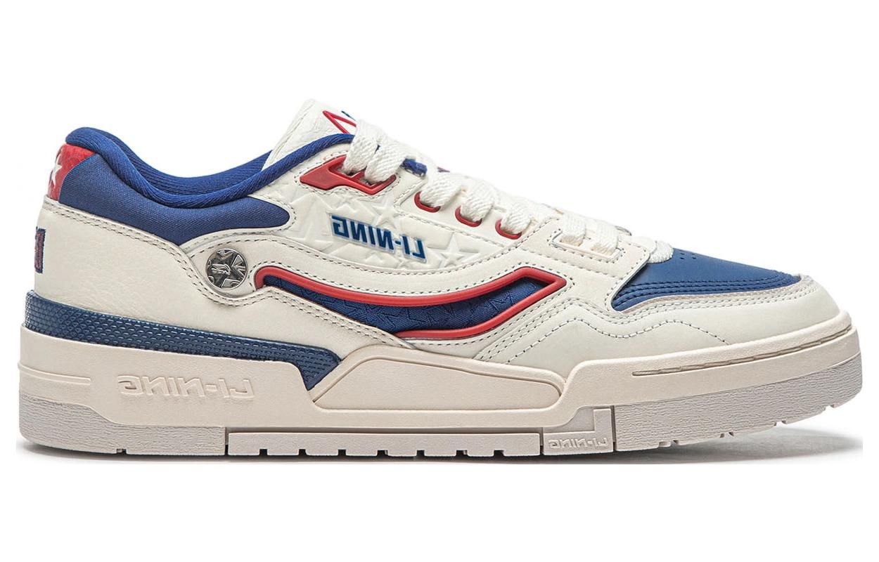 Li-Ning 001 BTC Premium 'White Blue Red' AGCT495-2 sold by KicksCrew product image thumbnail 2