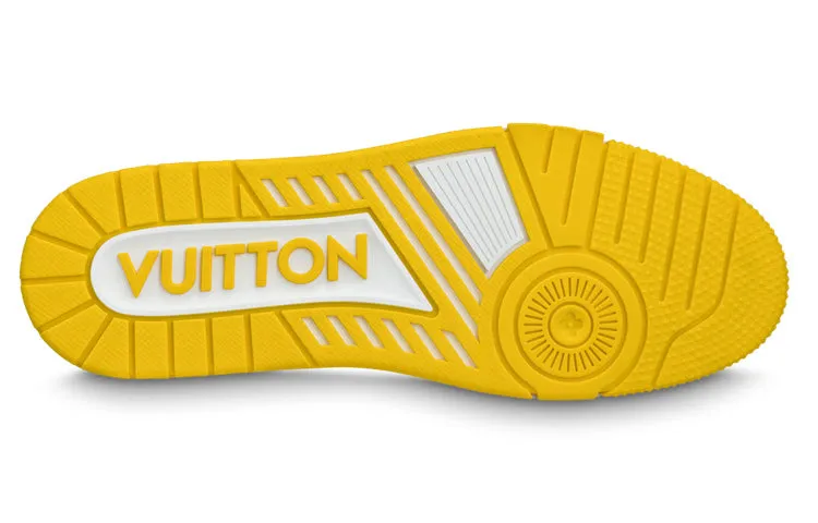 LOUIS VUITTON LV Trainers 'White Yellow' 1AANGL sold by KicksCrew product image thumbnail 4