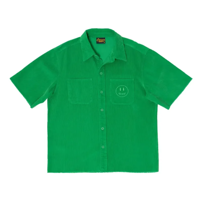 Drew House Corduroy Shirt 'Green' DR-SS21-83 sold by KicksCrew
