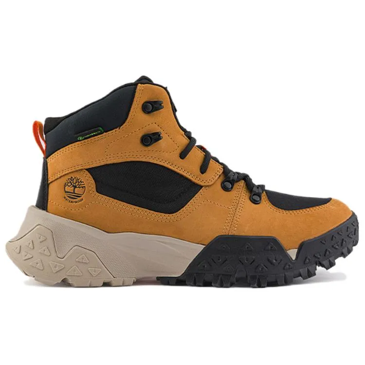 Timberland Motion Scramble Mid Lace Up Waterproof Hikers 'Wheat Nubuck' A68Q8 sold by KicksCrew product image thumbnail 2
