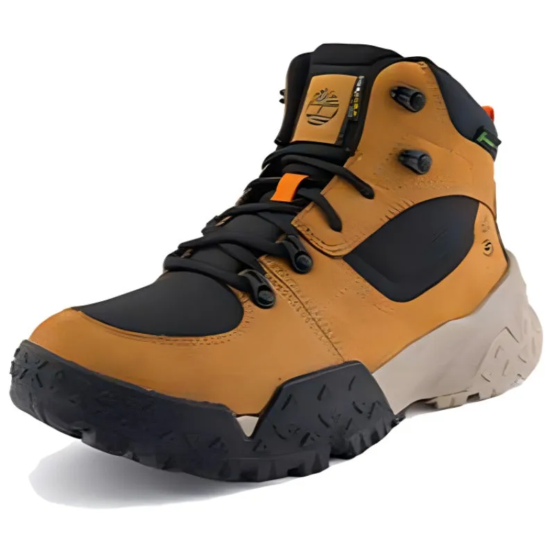 Timberland Motion Scramble Mid Lace Up Waterproof Hikers 'Wheat Nubuck' A68Q8 sold by KicksCrew product image thumbnail 3
