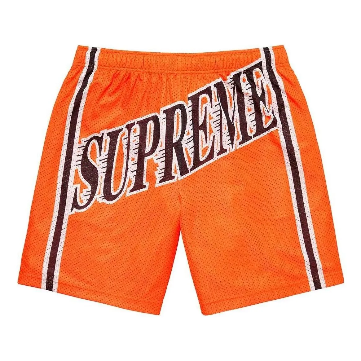 Supreme SS23 Week18 Slap Shot Mesh Shorts 'Orange' SUP-SS23-274 sold by KicksCrew
