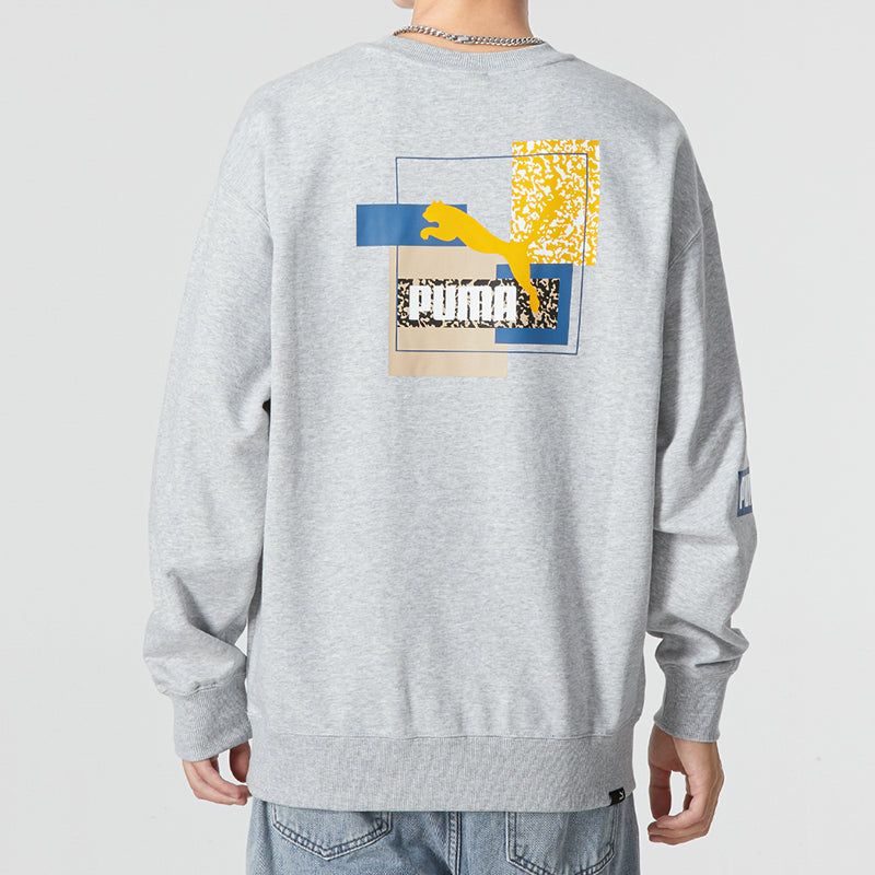 Puma Brand Love Crew Sweatshirt 'Grey' 537657-04 sold by KicksCrew product image thumbnail 4