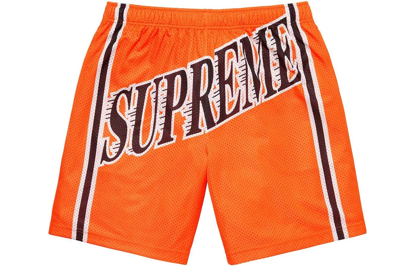Supreme SS23 Week18 Slap Shot Mesh Shorts 'Orange' SUP-SS23-274 sold by KicksCrew product image thumbnail 2