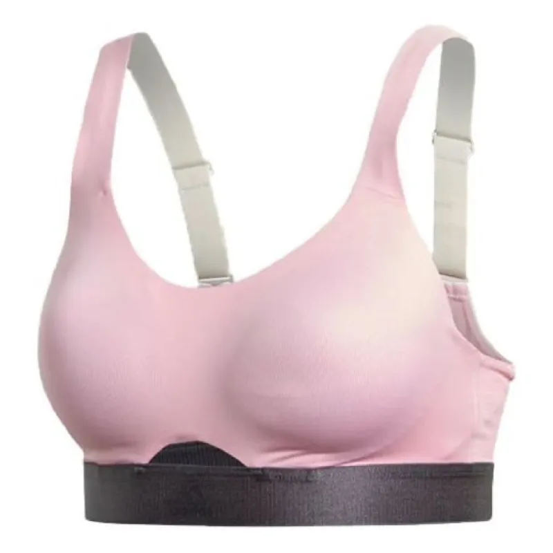 (WMNS) adidas Stronger For It Soft Bra Asia Sizing 'Pink' DU3693 sold by KicksCrew