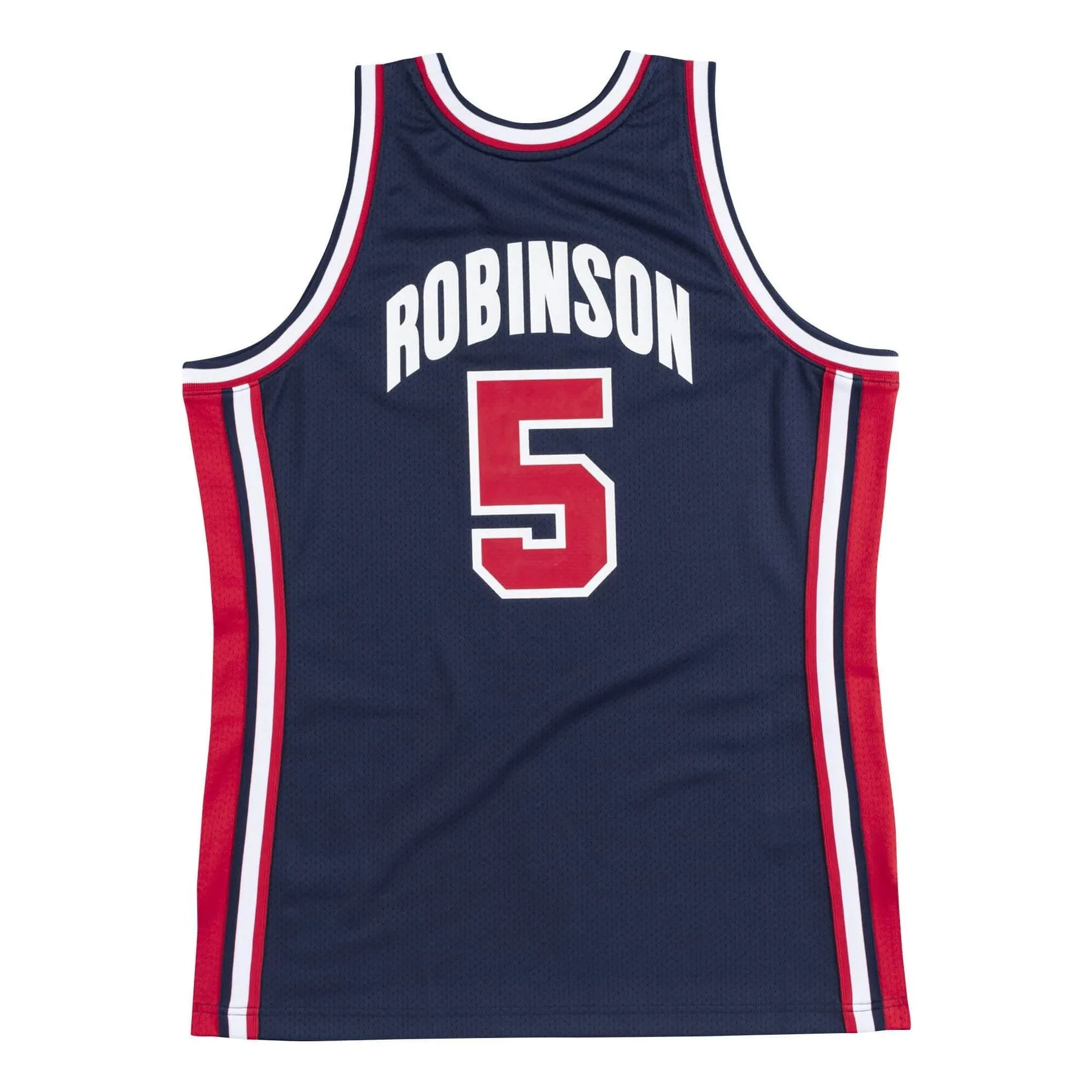 Mitchell & Ness Team USA 1992 Jerseys 'David Robinson 5' AJY4GS18418-USANAVY92DRB sold by KicksCrew product image thumbnail 2
