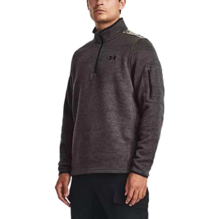 Under Armour Specialist Printed 1/4 Zip Pullover 'Charcoal' 1382178-019 sold by KicksCrew product image thumbnail 5