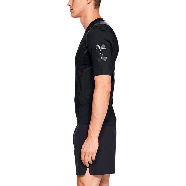 Under Armour Perpetual Superbase 1/2 Sleeve T-shirt 'Black' 1320980-001 sold by KicksCrew product image thumbnail 5