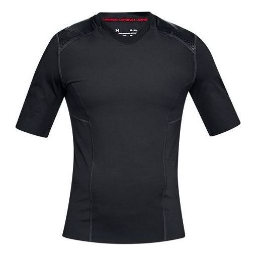 Under Armour Perpetual Superbase 1/2 Sleeve T-shirt 'Black' 1320980-001 sold by KicksCrew