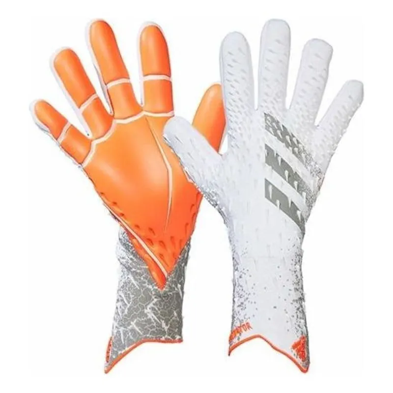 adidas Pred Gl Pro Goalkeeper Gloves 'White Orange' GV0259 sold by KicksCrew
