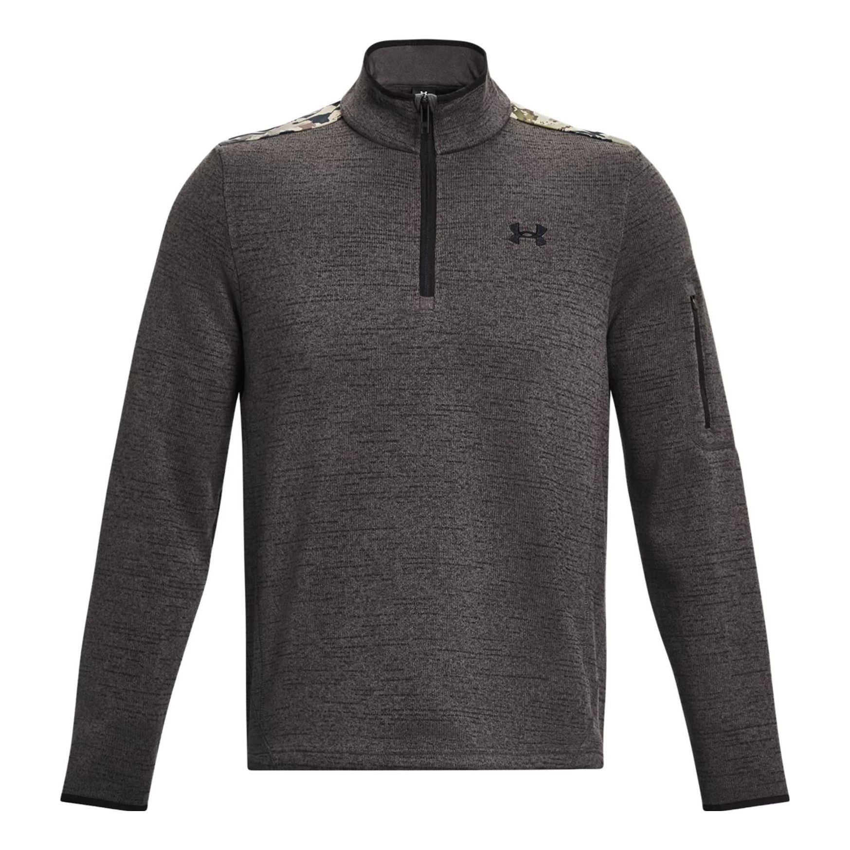 Under Armour Specialist Printed 1/4 Zip Pullover 'Charcoal' 1382178-019 sold by KicksCrew