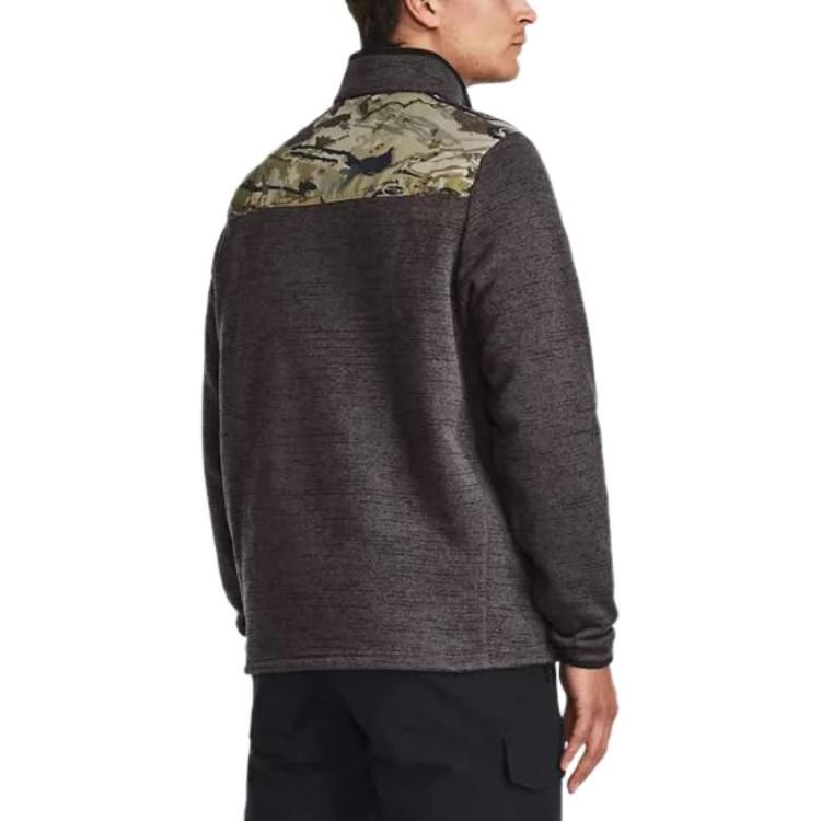 Under Armour Specialist Printed 1/4 Zip Pullover 'Charcoal' 1382178-019 sold by KicksCrew product image thumbnail 4