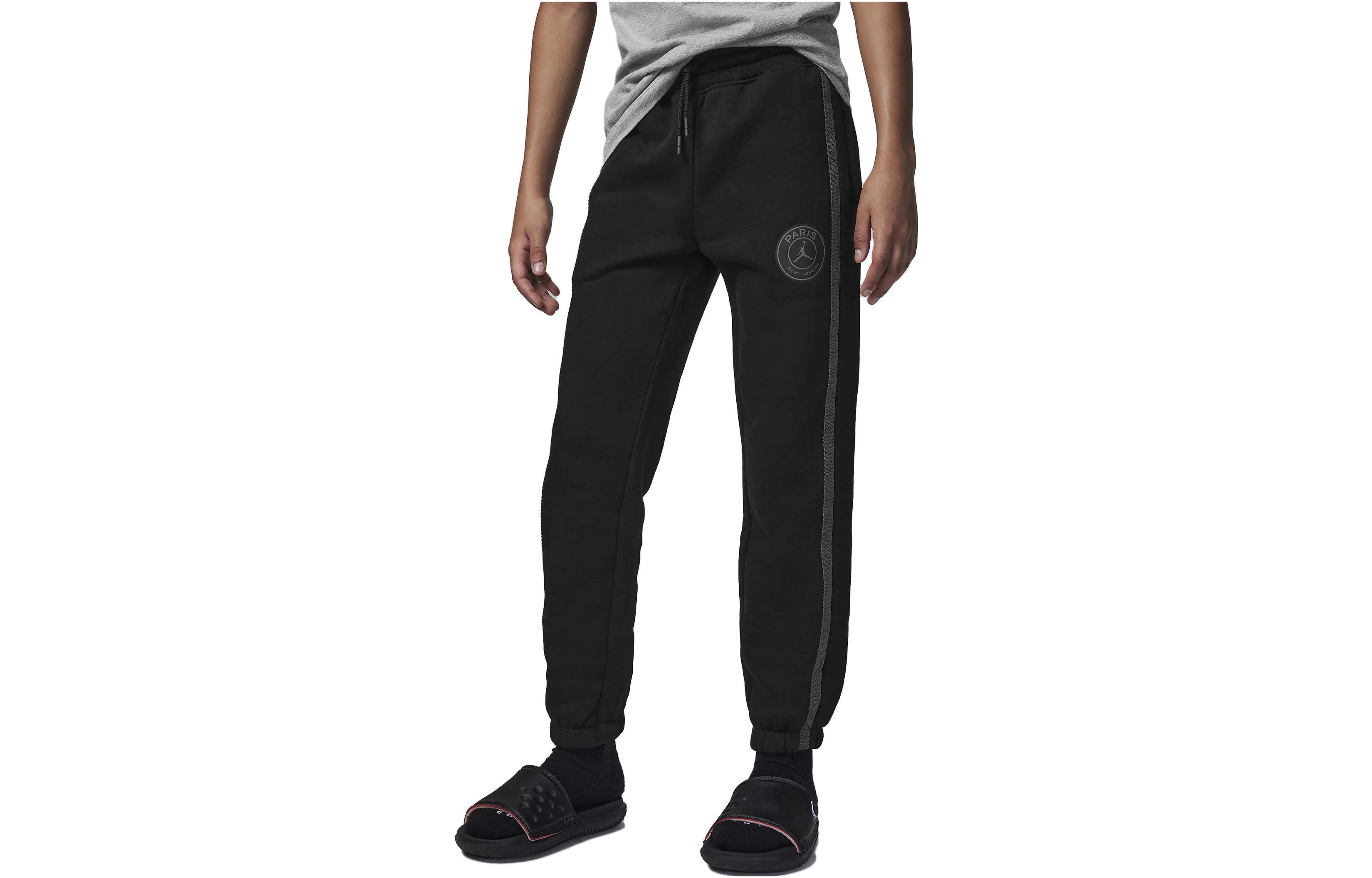 (GS) Air Jordan Paris Saint-Germain Fleece Pant 'Black' 95C509-023 sold by KicksCrew product image thumbnail 2