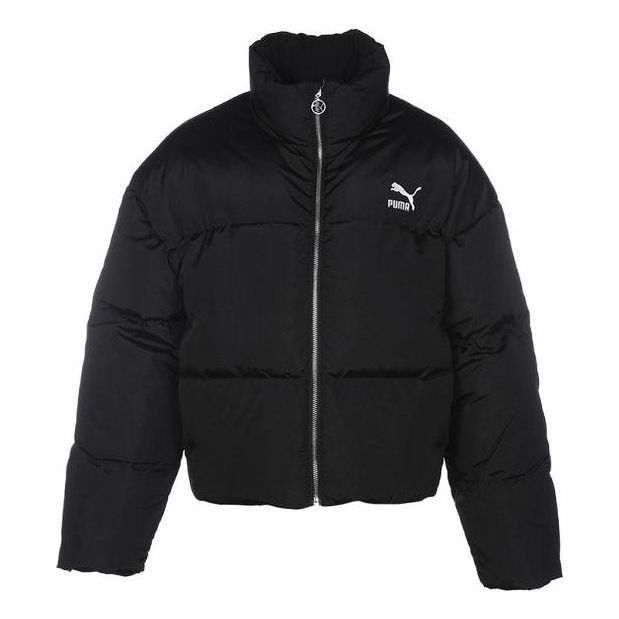 (WMNS) Puma Puffer Winter Jacket 'Black' 623601-01 sold by KicksCrew