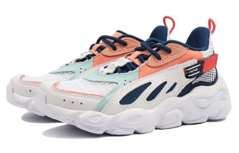 (WMNS) Li-Ning Butterfly Lite Paris Fashion Week 'White Orange Pink' AGLP104-1 sold by KicksCrew