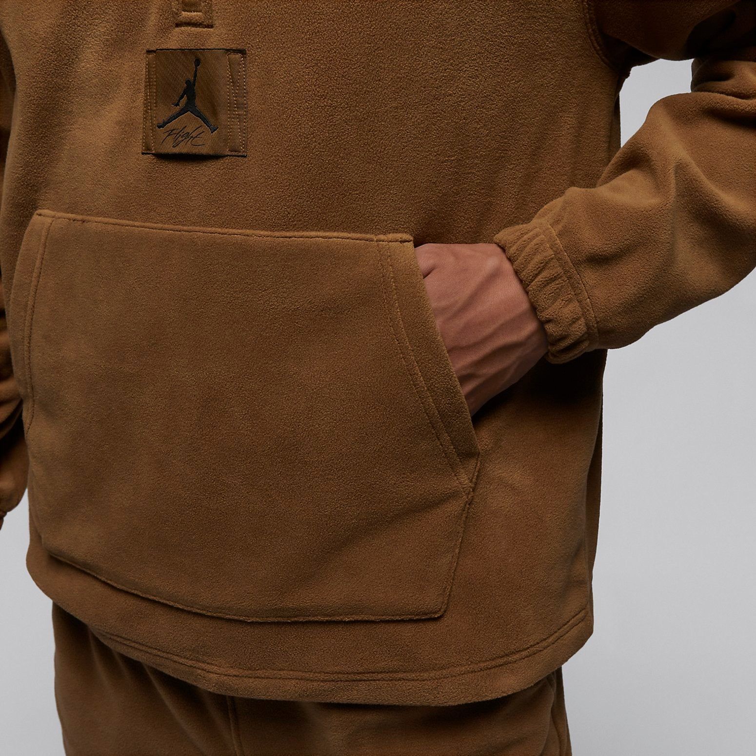Air Jordan Essentials Winterized Fleece Half-zip 'Brown' FD7864-281 sold by KicksCrew product image thumbnail 2