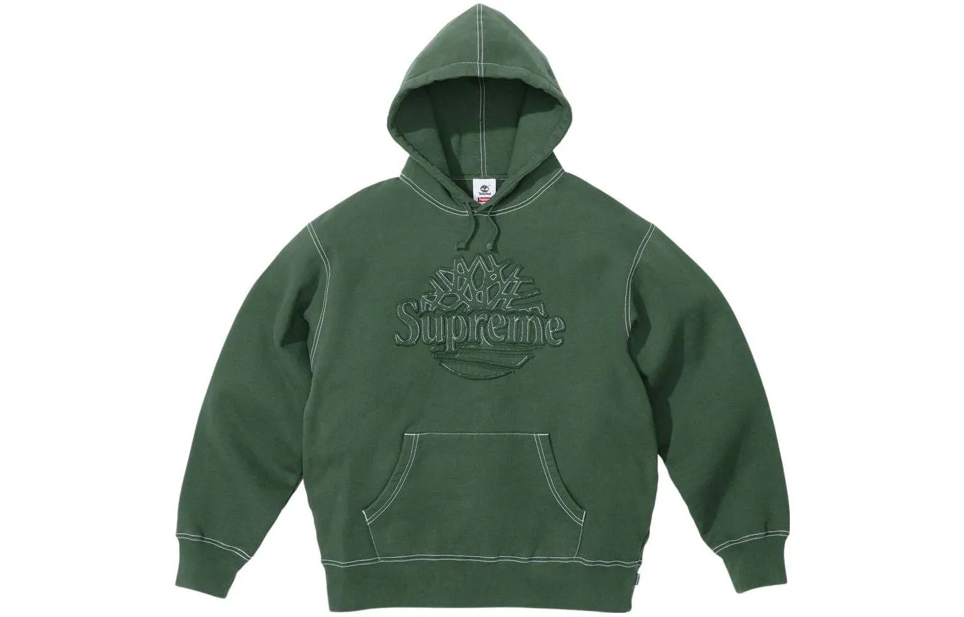 Supreme x TIMBERLAND Hoodie 'Green' SUP-SS23-161 sold by KicksCrew product image thumbnail 2