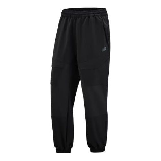 New Balance Logo Cotton Joggers 'Black' 5TD38681-BK sold by KicksCrew