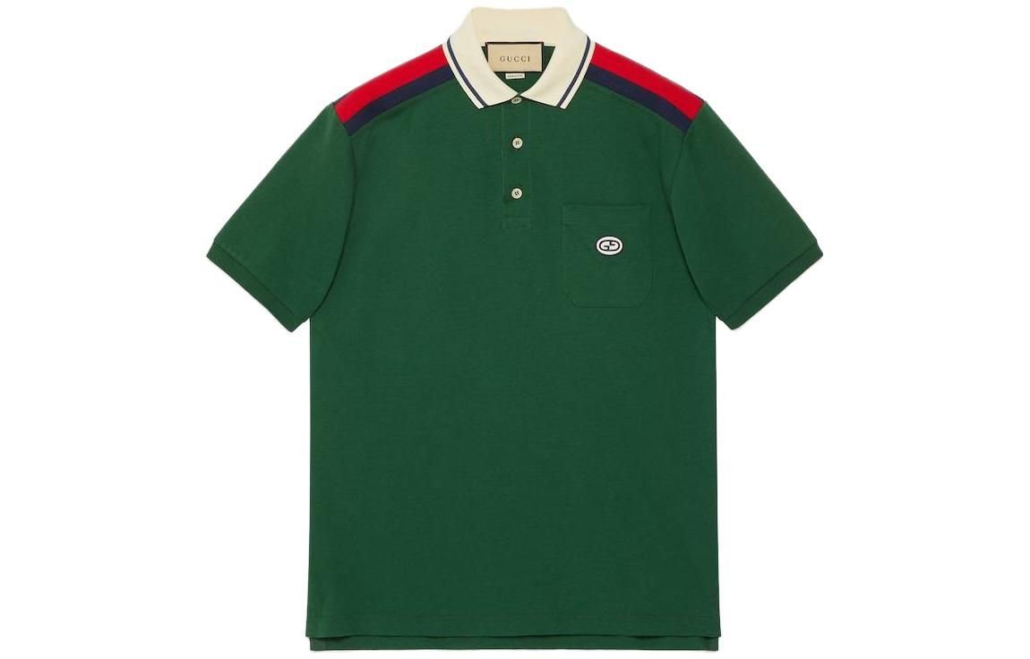Gucci Cotton Polo With Interlocking G 'Black' 737656-XJF4V-1043 sold by KicksCrew product image thumbnail 5