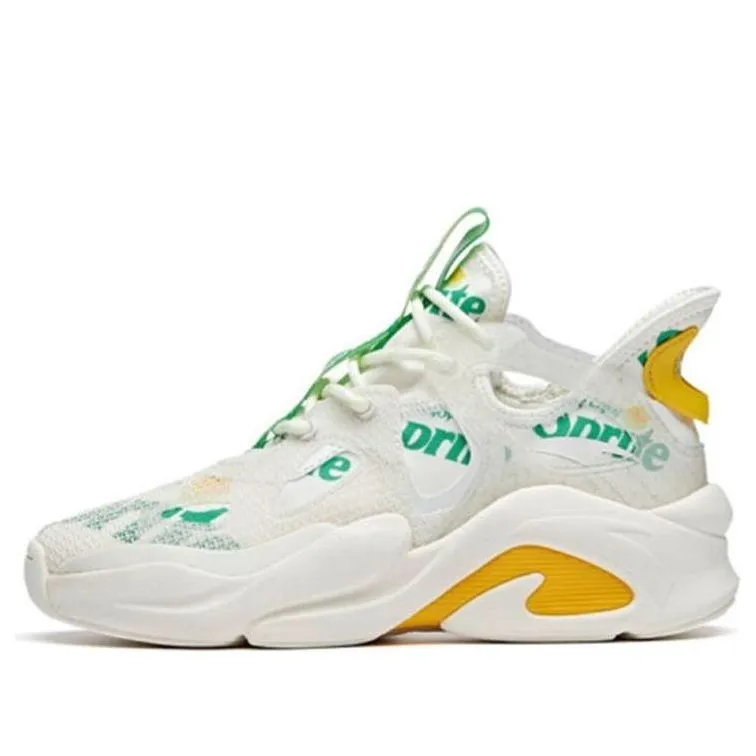 (WMNS) ANTA x Sprite Chunky Shoes 'White Green Yellow' 122028085-10 sold by KicksCrew