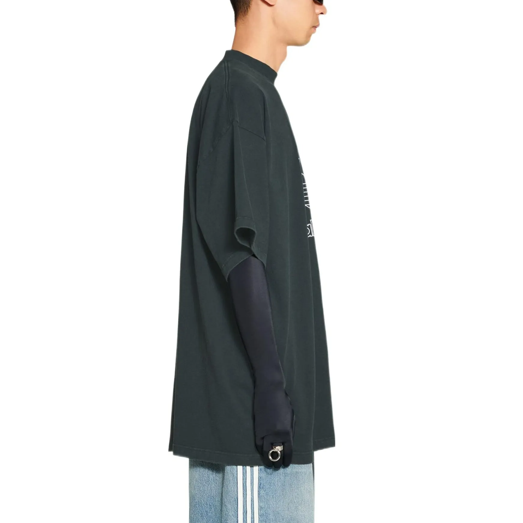 Balenciaga x adidas T-Shirt Oversized 'Green' 723976TNVN83775 sold by KicksCrew product image thumbnail 5