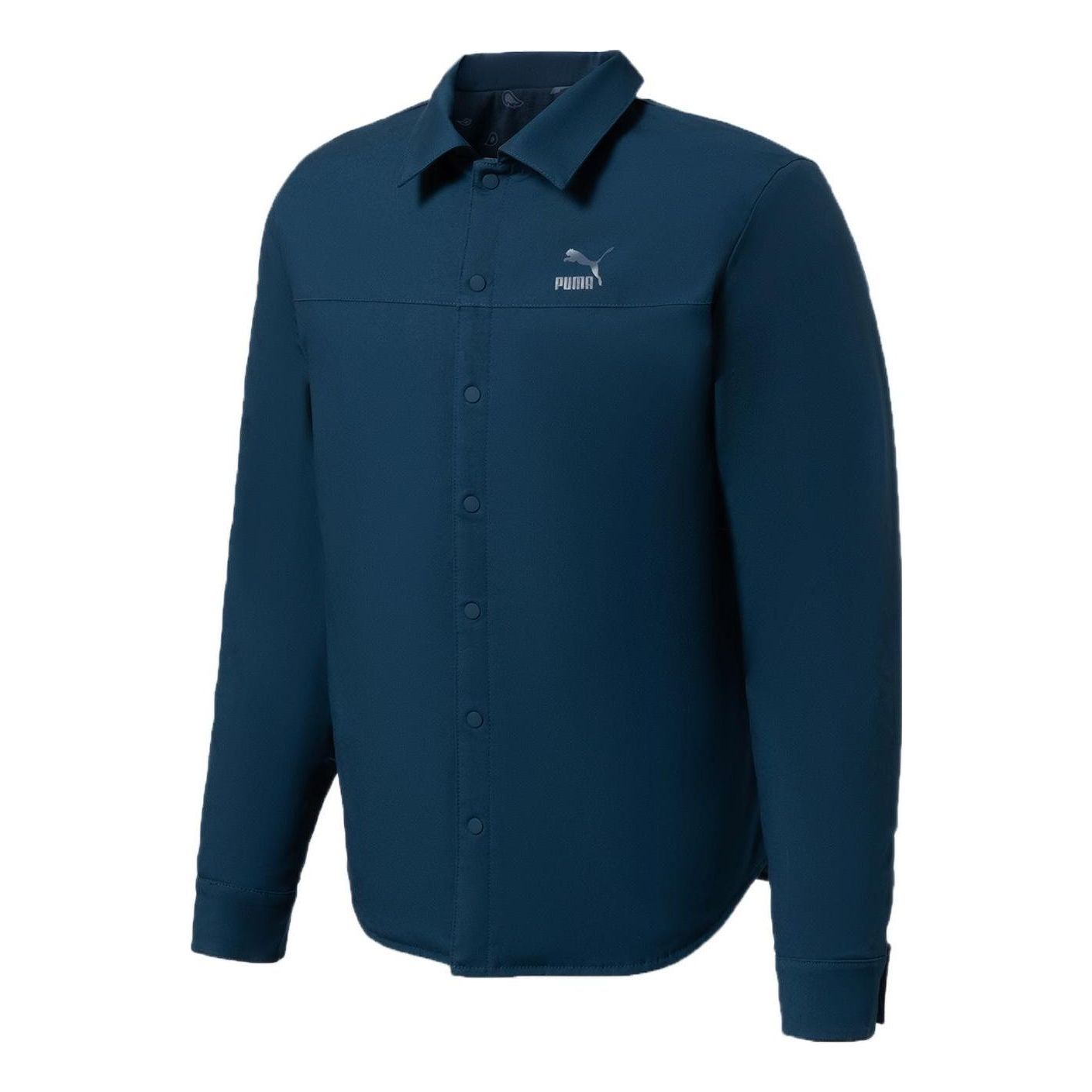 PUMA Paisley Woven Reversible Shacke Shirt 'Blue Grey Black' 534972-64 sold by KicksCrew