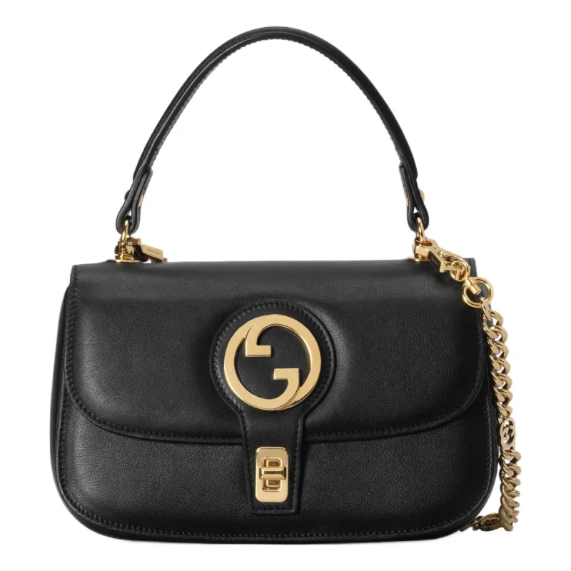 (WMNS) Gucci Blondie Small Top Handle Bag 'Black' 735101-UXX0G-1000 sold by KicksCrew