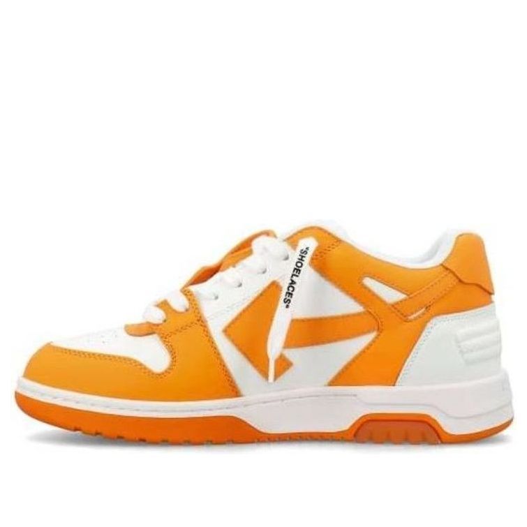 Off-White Out Of Office Low-Top Sneakers 'Orange White' OMIA189S23LEA0012001 sold by KicksCrew