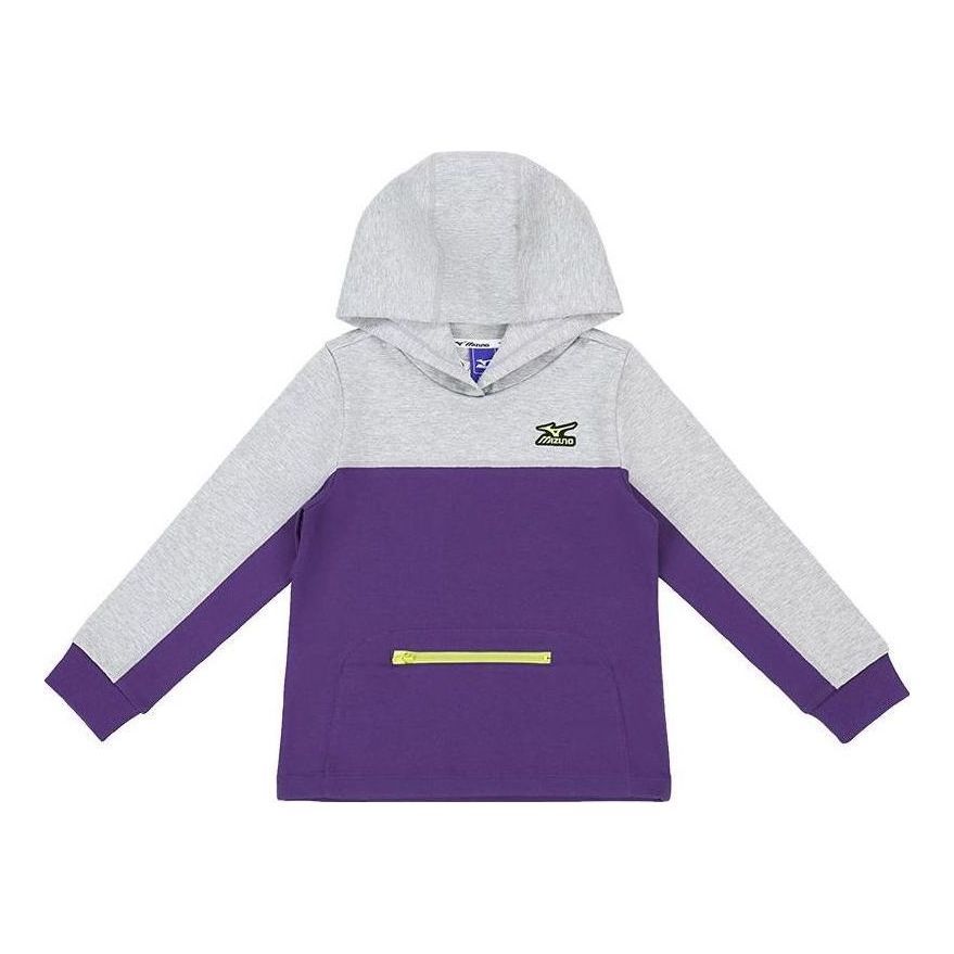 (GS) Mizuno Logo Hoodie 'Purple' 32CA3913 sold by KicksCrew