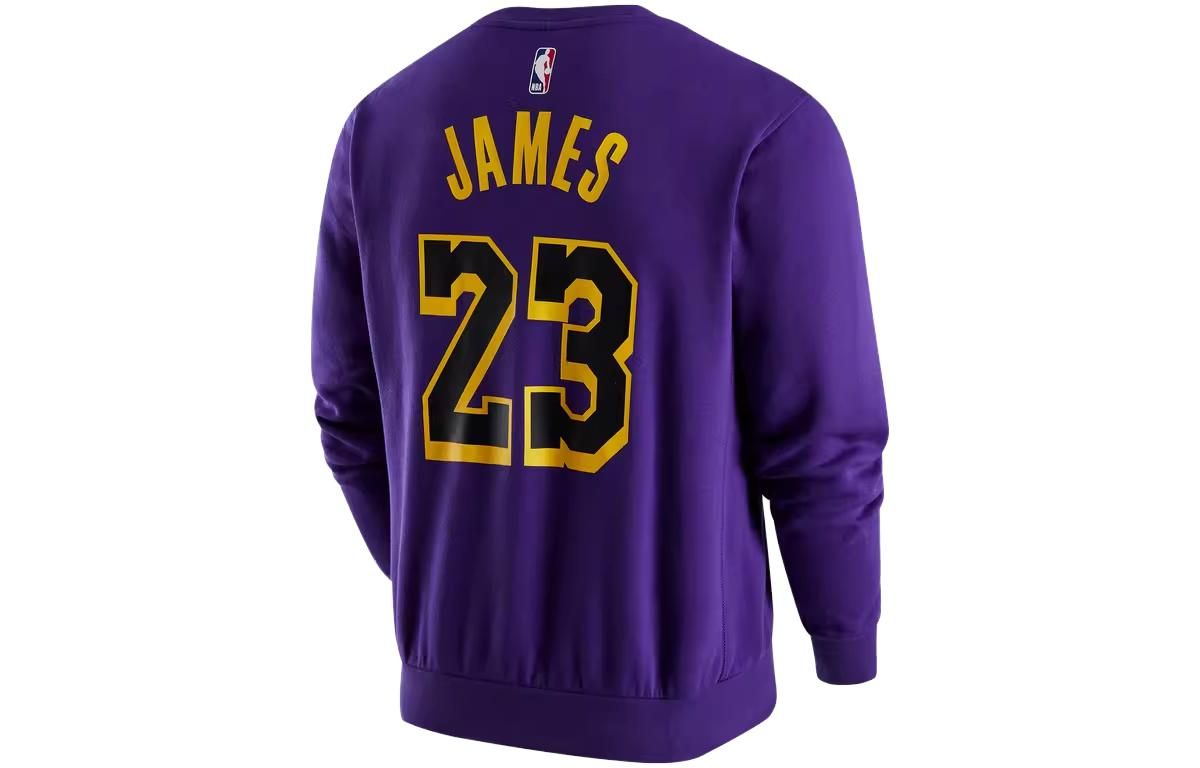 Air Jordan x NBA LA Lakers Statement Edition Sweatshirt 'Purple' DR2409-508 sold by KicksCrew product image thumbnail 2