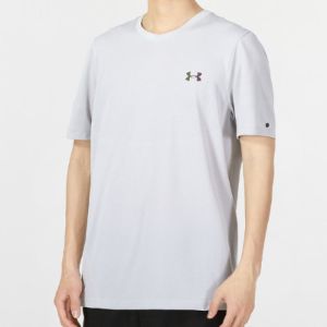 Under Armour Rush Seamless Legacy T-Shirt 'White' 1376781-100 sold by KicksCrew