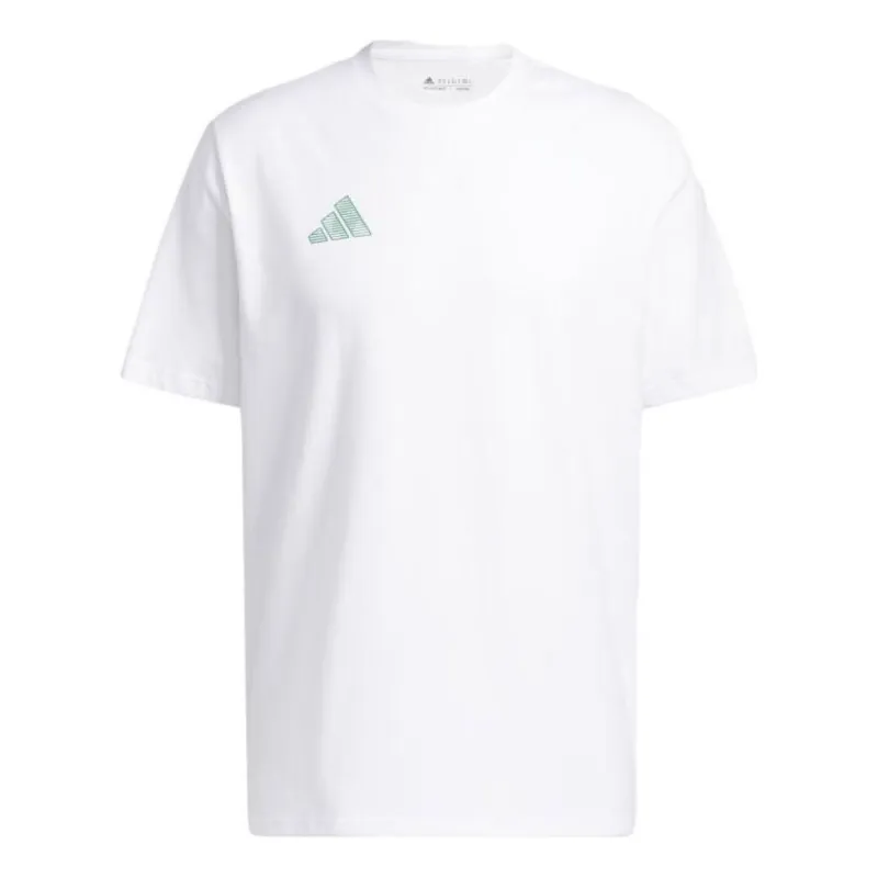 adidas Worldwide Hoops City Basketball Graphic Tee 'White' IC1872 sold by KicksCrew