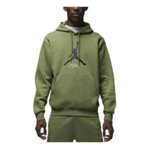 Air Jordan Essentials Fleece Hoodie 'Sky J Light Olive' FD7545-340 sold by KicksCrew